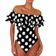 thumbnail image 1 of fvwitlyh One Piece Swimsuit Women Colorful Shorts Swimming Swimsuit Swimwear Monokini Up Bikini Push Padded Womens Sets Swimwears Football Shirt Womens Swimsuits, 1 of 5