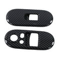 thumbnail image 2 of Door Lock Panel Cover Trim,Carbon Fiber Style Door Window Switch Cover Trim Window Switch Frame Trim Superior Craftsmanship, 2 of 14