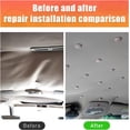 thumbnail image 3 of Yazoeia 60 PCS Car Roof Headliner Repair Kit, Vehicle Roof Snap Rivets Retainer with Installation Tool, Auto Interior Ceiling Cloth Fixing Repair Button, Suitable for Most Cars (Beige CJC912-114778, 3 of 6
