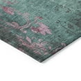 thumbnail image 3 of Addison Rugs Chantille Indoor/Outdoor Transitional Floral Seafoam Machine Washable Rectangle Rug, 8' x 10', 3 of 7