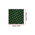 thumbnail image 2 of INSPIRE CHIC Women's Love Heart Square Scarves Kerchief Head Neckerchief 50*50cm Green, 2 of 5