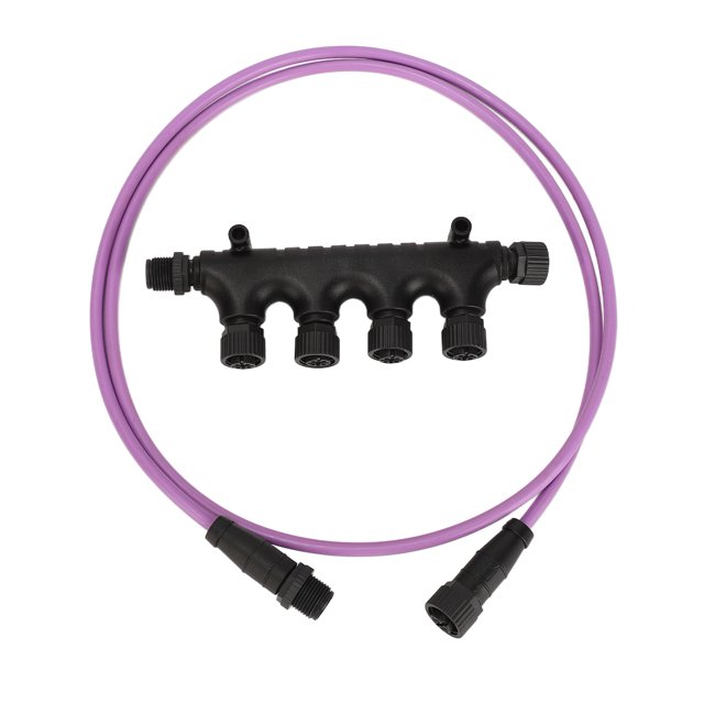 Port T Connector,for NMEA 2000 4 Boat Marine Converter Marine Netowork T Connector Enhanced Durability