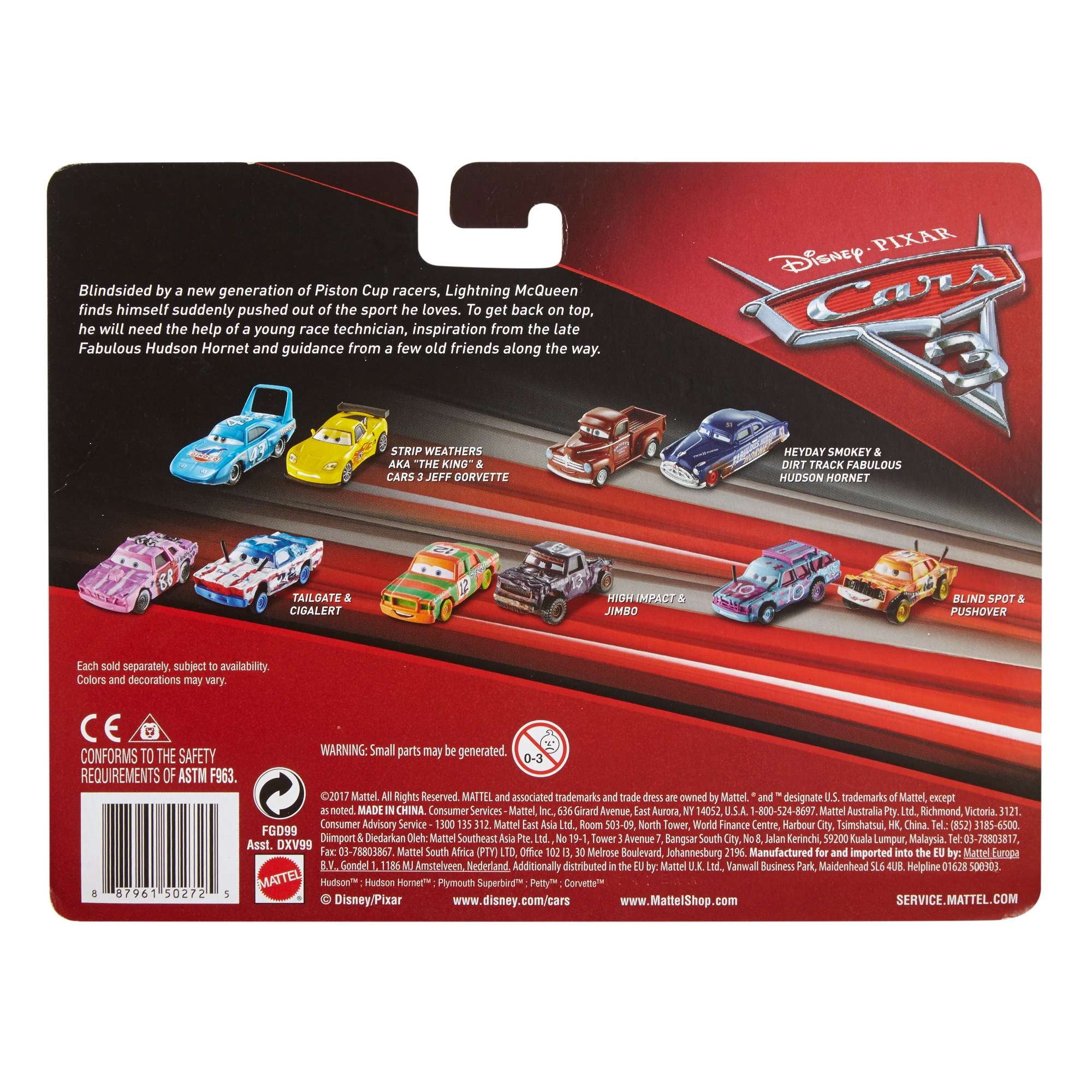 hit and run cars 3 diecast