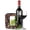 Black (C), variant on Made Easy Kit Metal Letter Wine Cork Savers Monogram w/ Free Wall Mount Kit, A-Z (Y)