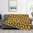 thumbnail image 2 of Yiaed Cartoon Ducks Print Blanket Throw Blanket Soft Cozy Flannel Blanket for Home Bed Sofa Couch Chair-60"x50", 2 of 6