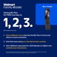 thumbnail image 3 of Walmart Family Mobile BLU Flex Flip Phone, 8GB, 4G, Black - Prepaid Feature Phone [Locked to Walmart Famliy Mobile], 3 of 13