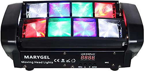 20W RGBW Stage Light 64LEDs Spot Moving Head Lights DMX Disco DJ Party Lighting 