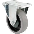 thumbnail image 4 of Shepherd Hardware 9737 400 Series 4-Inch Rigid Plate Caster, Rubber Wheel, 250-lb Load Capacity, 4 of 4