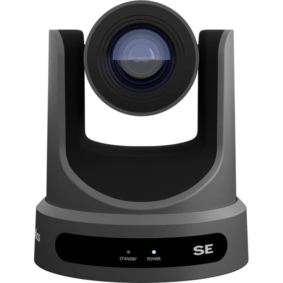 Pre-Owned PTZOptics Studio SE PT12X-STUDIO-SE-GY-G3 - Conference camera - indoor - color (Day&Night) - 8.4 MP - 1920 x 1080 - motorized - HDMI, 3G-SDI - GbE - YUY2, MJPEG, H.264, AVC, H.265, HEVC - DC 12 V / PoE