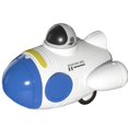 thumbnail image 2 of Spacecraft With Astronaut Cute Spacecraft Push Toy Cartoon Spacecraft Small White Spacecraft Model Toy, 2 of 8