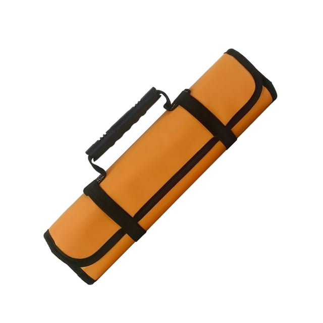 Decodeary 1/2/3 Portable Folding Wrench Bag - Multi-pocket Tool Storage For On--go Indoor Cloth Tools Waterproof Storage Hand Roller Orange 1 Pc