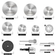 thumbnail image 3 of 60Pcs Jeu de Roues de Coupe Outil Rotatif Multi-Usage Mini-Roues de Coupe Haute Efficacité HSS Scie Lame Disque de Coupe Résine Roue de Coupe avec Mandrins pour le Bois en Métal Plastique, 3 of 10