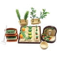 thumbnail image 1 of Set de maquetas de decoración Mini Garden Vegetable Garden 1:12 DIY, 1 of 5