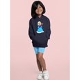 thumbnail image 2 of Winter Girl And Bird Hoodie Juniors -Image by Shutterstock,  Medium, 2 of 4