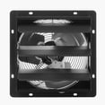 thumbnail image 1 of KFFKFF 10 inch Shutter Exhaust Fan, Wall Mounted Attic Vent Fan with Smart Programming Variable Speed Temperature Control, 1000 CFM,EC Motor,Timer,Black, 1 of 9