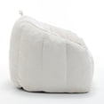 thumbnail image 4 of Corduroy Bean Bag Chair, Oversized Lounge Chair with Handle, Soft Upholstered Round Accent Chair for Living Room Bedroom Kids Room (Beige), 4 of 11