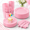 Pink-50 SET, variant on 250red Plastic Party Plates And Napkset For Birthday Mas