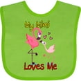 thumbnail image 3 of Inktastic My Mimi Loves Me Flamingo Boys or Girls Baby Bib, 3 of 4