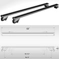 thumbnail image 4 of COWVIE 53" Pro Universal Roof Rack Cross Bars with keyed Locks Fully Assembled- Fit Raised Rails, Black, 4 of 4