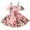 Pink, variant on Toddler & Baby Girls Summer Off Shoulder Tutu Princess Dress Chiffon Flowy Beachwear Sundress