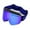 Black frame blue lens, variant on Ski Goggles with Magnetic Double Layer Detachable Lens Skiing Anti-fog UV Snowboard Eye for Protection Men Women Ski Sunglasses Eyewear
