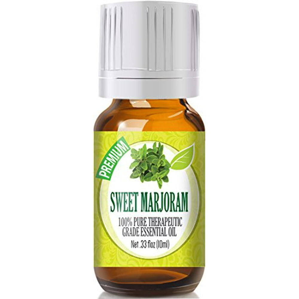 Healing Solutions Sweet Marjoram Oil (10ml) 100 Pure, Best Therapeutic Grade Essential Oil