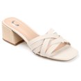 thumbnail image 1 of Journee Collection Womens Moree Open Square Toe Block Heel Sandals, 1 of 6