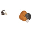 thumbnail image 1 of Juego de estatua de conejo de y reloj de pared moderno, adorno decorativo para TV, mueble, jardín, dormitorio, baño, restaurante, hogar, fes, 1 of 8