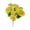 Yellow, variant on 11-Head Artificial Silk Carnation Bouquet (30cm) - Faux Flower Bunch for Wedding, Home, and Outdoor Decor, in 9 Color Options