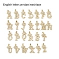 thumbnail image 3 of Qarigey InitialNecklacePendantEnglish Letter Alphabet A to Z Name Crystal Chain Charm Modern Valentine'sDay Joyas Regalos Ropa, zapatos y accesorios Miscelánea H 1, 3 of 6