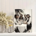 thumbnail image 2 of Qisvanset 12x16 Inch Last Supper Modern Bible Canvas Wall Art, Passover Meal Sketch Boho Style Kitchen Home Decor, 2 of 8