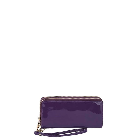 Fashion Smooth Glossy Color Hand Wallet