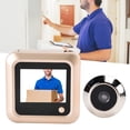 thumbnail image 4 of Brrnoo Digital Door Viewer,2.4in Video Peephole Door Viewer Wired 145 Wide Angle HD Antitheft Gold For Household,Video, 4 of 8