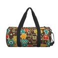 thumbnail image 2 of KLL Robot and Monsters Duffle Bag For Men Women Sport Gym Fitness Tote Travel Training Workout Basketball Football Weekender, 2 of 8