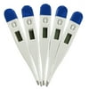 Oral Axillary Digital Thermometer - Case of 5