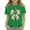Green, variant on St Patrick's Day Shirts for Girls Shamrock Irish Clover Shirt St Patrick's Day Graphic Short Sleeve Tops Cute Loose Fit Spring T-Shirts,White 5-6 Years