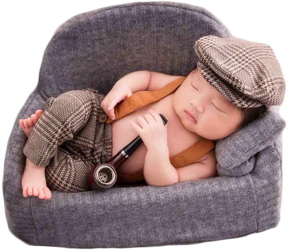 Baby Photography Props Newborn Boy Photo Shoot Outfits Infant Gentleman