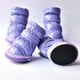 thumbnail image 5 of 4 botas de nieve de felpa para perros, botas de invierno para perros, botas protectoras para patas, botines cálidos para perros pequeños y medianos, 5 of 5