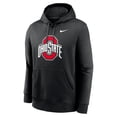 thumbnail image 2 of Men's Nike Black Ohio State Buckeyes Primetime Club Fleece Pullover Hoodie, 2 of 3