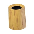 thumbnail image 3 of Papelera redonda reutilizable, decorativa, nórdica, versátil, con parte superior abierta, para oficina, baño, patio, sala de estar Color de la madera, 3 of 8