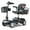 Black, variant on Yardmaster Electric Mobility Scooter for Senior, Compact 4-Wheel Travel Mobility Scooter for Adults, 300W Motor, 300lbs, Foldable Electric Scooter with LED Lights & Suspension, Purple