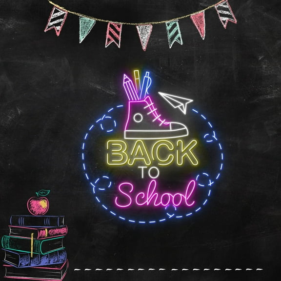 Glowneon Back To School Neon Sign, School Decor