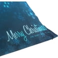 thumbnail image 7 of GZHJMY Blue Christmas Snowflake Throw Pillow Cover 18 x 18 Inch, Soft Square Cushion Case for Home Couch Sofa Bedroom Car Farmhouse Decor Home Decor, 7 of 7