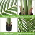 thumbnail image 4 of Palmera Artificial 180 cm Plantas Tropicales Falsas con 18 Troncos Hojas Interior Exterior Casa Oficina Tienda Porche Decoración Patio, 4 of 8