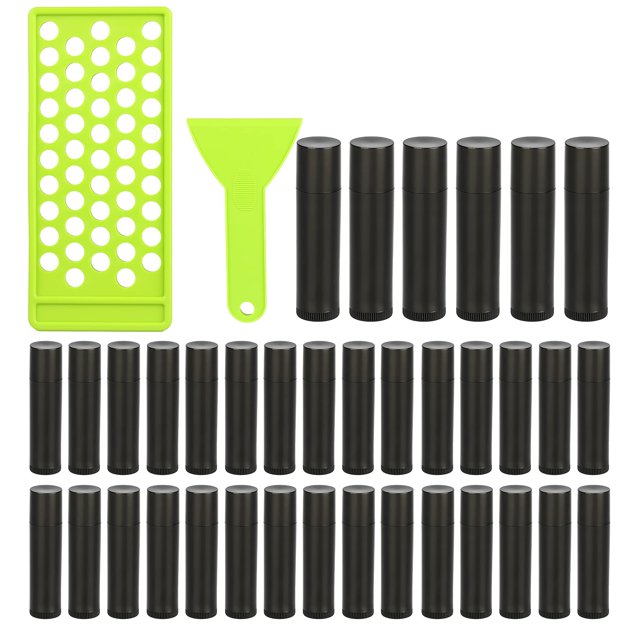 Kit de bandejas de relleno de bálsamo labial RONRONS Professional con 50 tubos