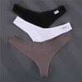 thumbnail image 1 of 3 uds./4 Uds. Tangas con bordado de frutas para mujer, bragas sexis de algodón de cintura baja, Tanga con espalda en T para mujer, lencería íntima de M-XL para chicas Tan Jianjun unisex, 1 of 2