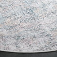 thumbnail image 4 of SAFAVIEH Arizona Carson Distressed Polyester Machine Washable Area Rug, Dark Green/Beige, 6' x 6' Round, 4 of 11