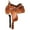 Chestnut, variant on Schneiders Wyatt II Tooled All Around Saddle | Color Chestnut | Size 15