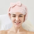 thumbnail image 3 of 4 Pack Soft Hair Towels Super Absorbent Microfiber Bath Towel Set For Gentle Hair Care And Styling, 3 of 3