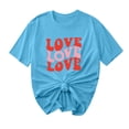 thumbnail image 1 of Camisetas de Manga Corta para Mujeres, Camiseta de Cuello Redondo Impresa de Moda, Primavera Y Verano Casual, 1 of 8